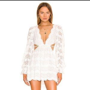 For love and lemons mini long sleeve mini dress